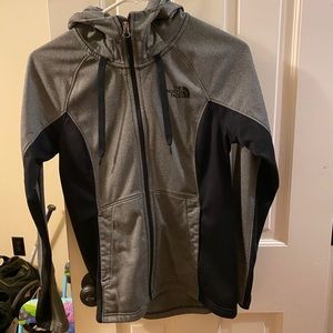 The north face zip up jacket